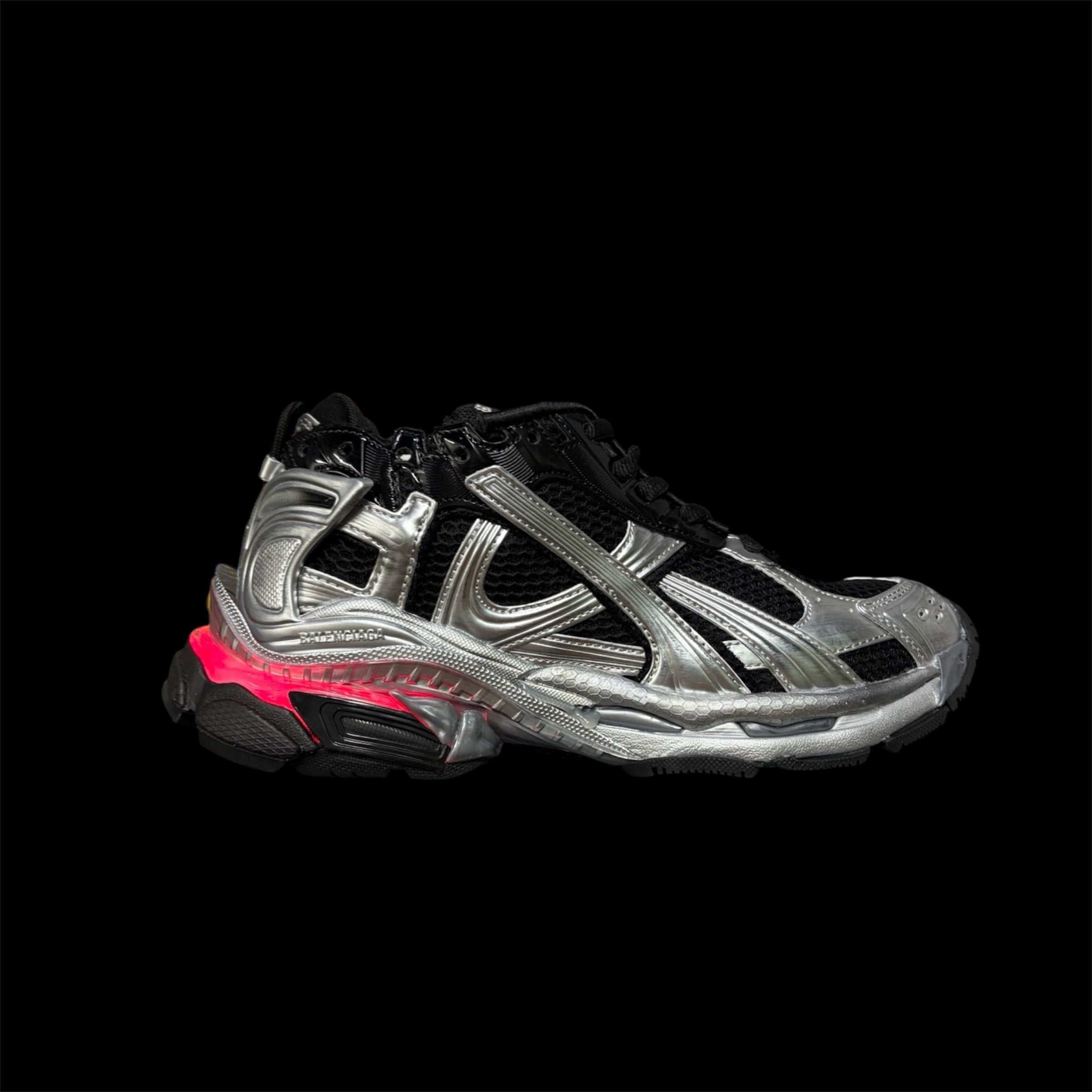 1-1 Black and Silver LED Runners