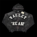 Valley black gemstone zipup