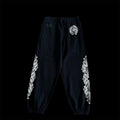 1-1 black chrome sweatpants